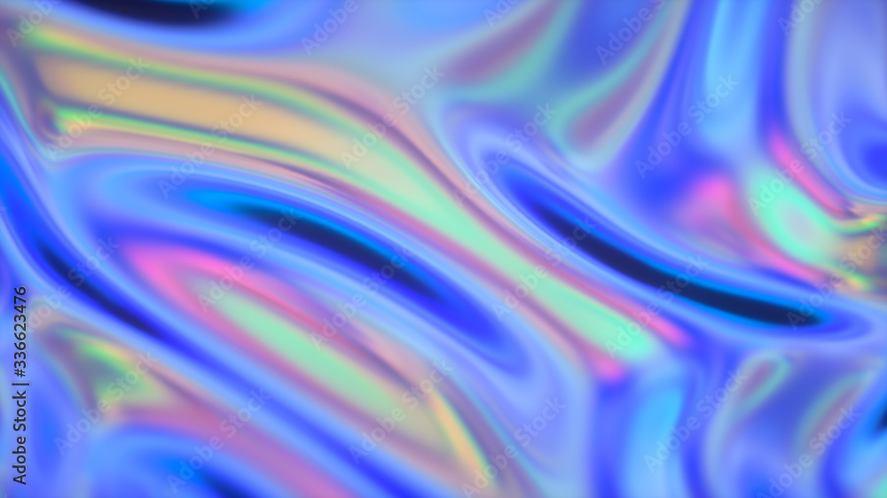 purple iridescent drapery fabric, soft folds on colorful shiny silk, background for the designer, horizontal, close-up, copy space, 3d illustration, 3d rendering purple iridescent drapery fabric, soft folds on colorful shiny silk, background for the designer, horizontal, close-up, copy space, 3d illustration, 3d rendering