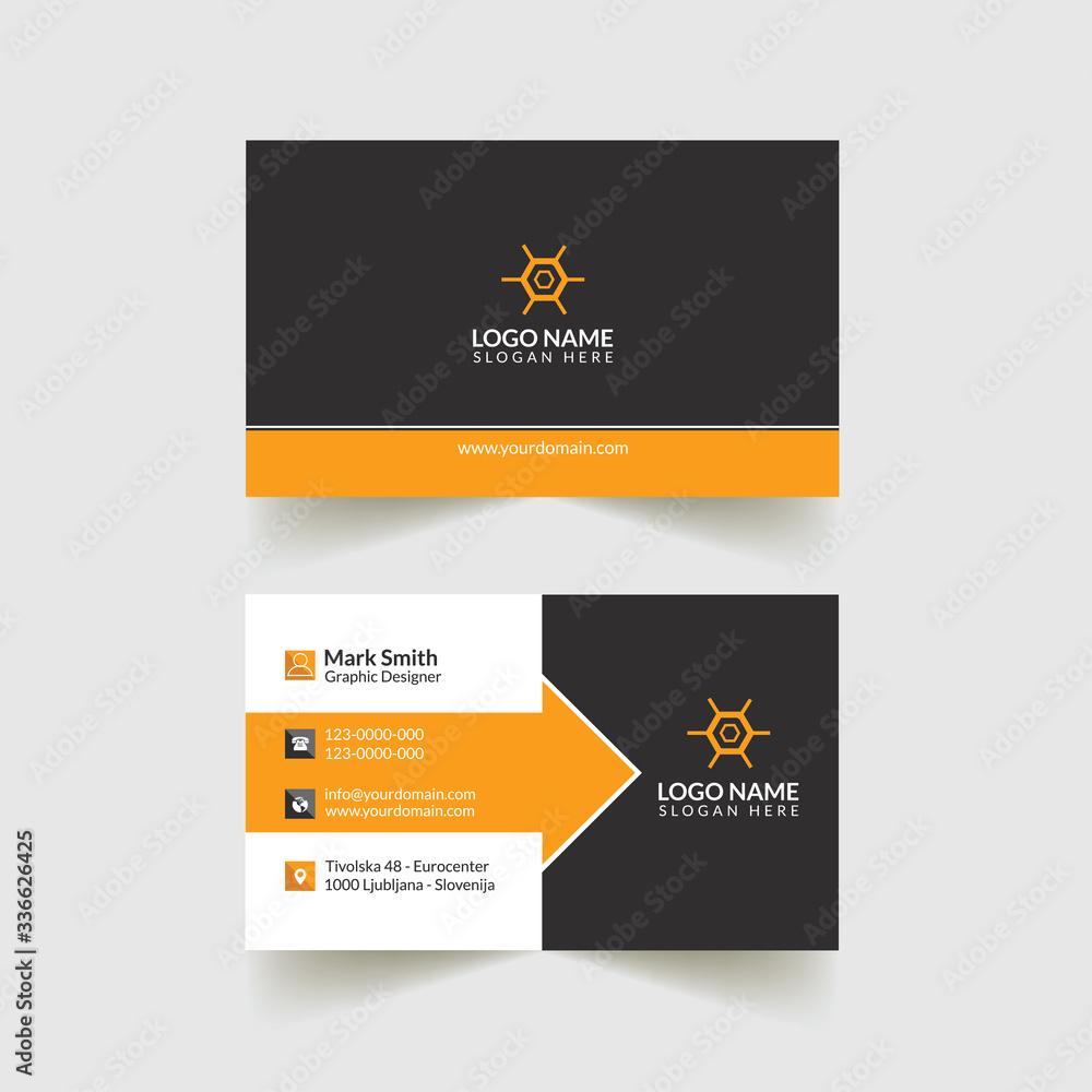 Modern professional Business Card Template. Simple Business Card. Professional Business Card. Corporate Business Card Design. Colorful Business Card Template. Creative Business Card. 