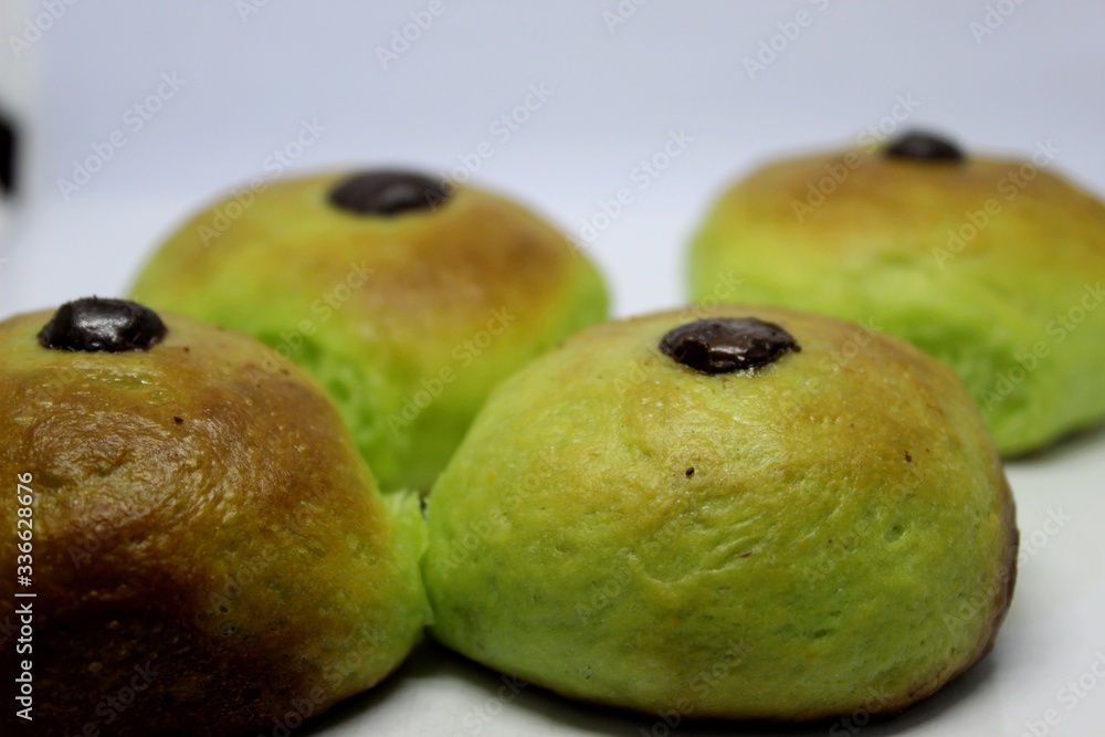 Obraz premium Pandan Bread in our kitchen when Work from Home
