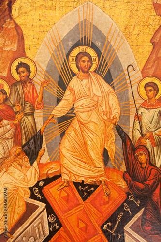 resurrection of Jesus Christ icon, Anastasis photo
