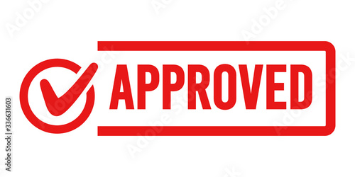 Red stamp Approved