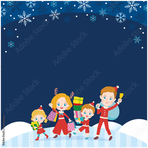 cute type blonde family_winter5
