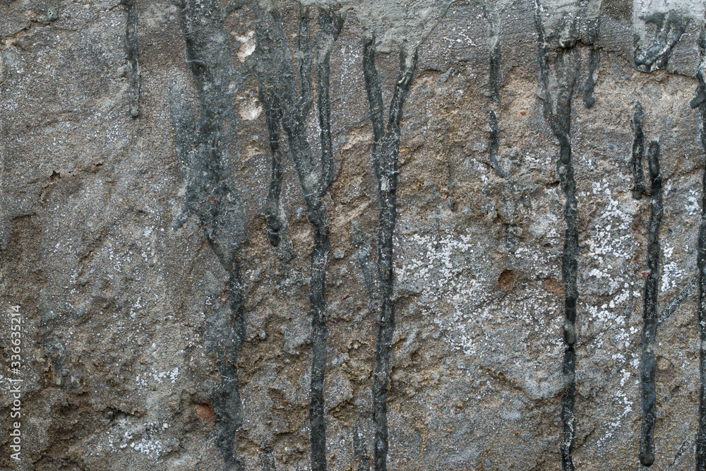 Texture of old dirty concrete wall for background, Vintage look wall texture background