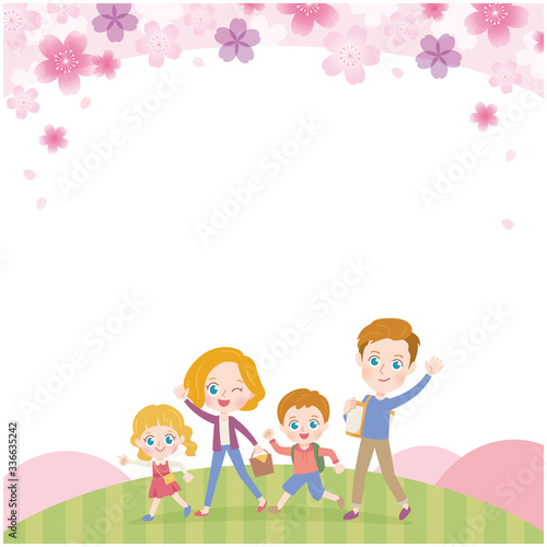 cute type blonde family_spring8
