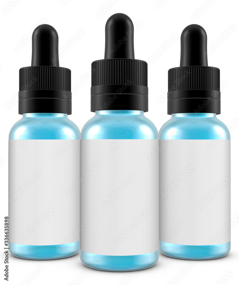 Realistic 3D Eye Dropper Bottle with Box Mock Up Template on White Background.3D Rendering,3D Illustration.Copy Space Realistic 3D Eye Dropper Bottle with Box Mock Up Template on White Background.3D Rendering,3D Illustration.Copy Space