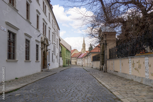 empty streets of European capital