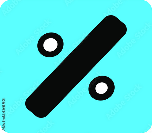 Percentage icon vector illustration 
