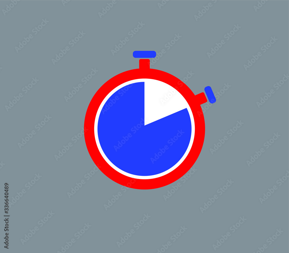 stopwatch icon Vector, timer concept illustration stopwatch icon Vector, timer concept illustration