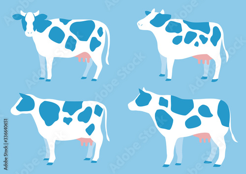 牛のイラストセット