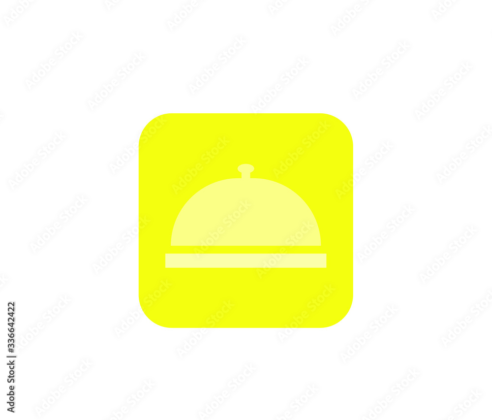 food app icon isolated on white, food delivery application symbol created from illustration food app icon isolated on white, food delivery application symbol created from illustration