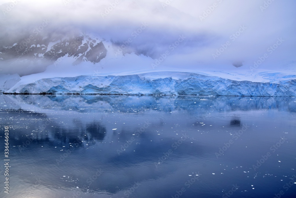 Paradise Bay Reflection , Antarctica 