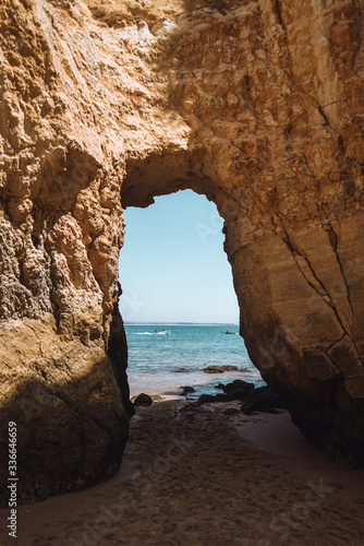 Arc on a beach in Lagos, Portugal  © Carina
