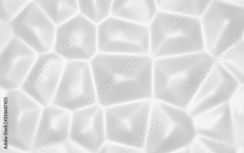 Abstract background with white hexagon geometric graphical element