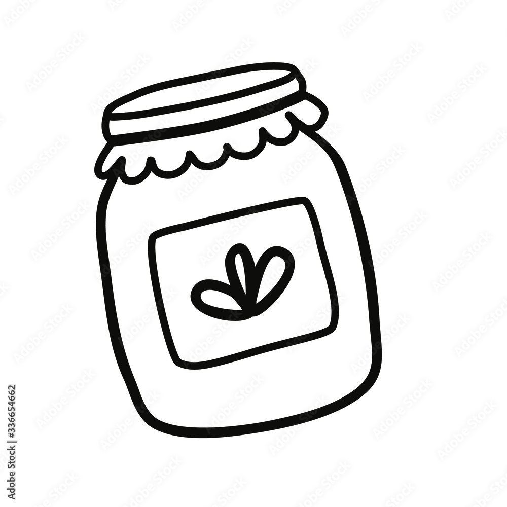 Cans for bulk products. A set of durable items and products for zero waste lifestyle. Simple vector illustration. Cans for bulk products. A set of durable items and products for zero waste lifestyle. Simple vector illustration.