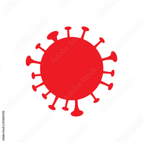 Coronavirus. Coronavirus Bacteria. No Infection. Stop Coronavirus. allergy bacteria, medical healthcare, microbiology concept. Stop Virus logo. Danger bacteria. Medical healthcare microbiology concept