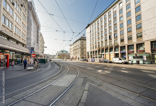 Photography Streets of Vienna in summer