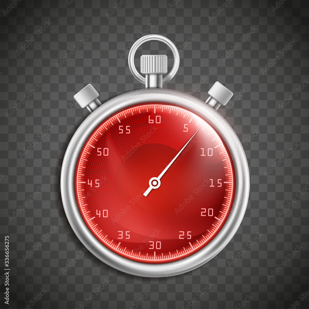 Stopwatch with a digital luminous screen and a dial. Stopwatch with a digital luminous screen and a dial.