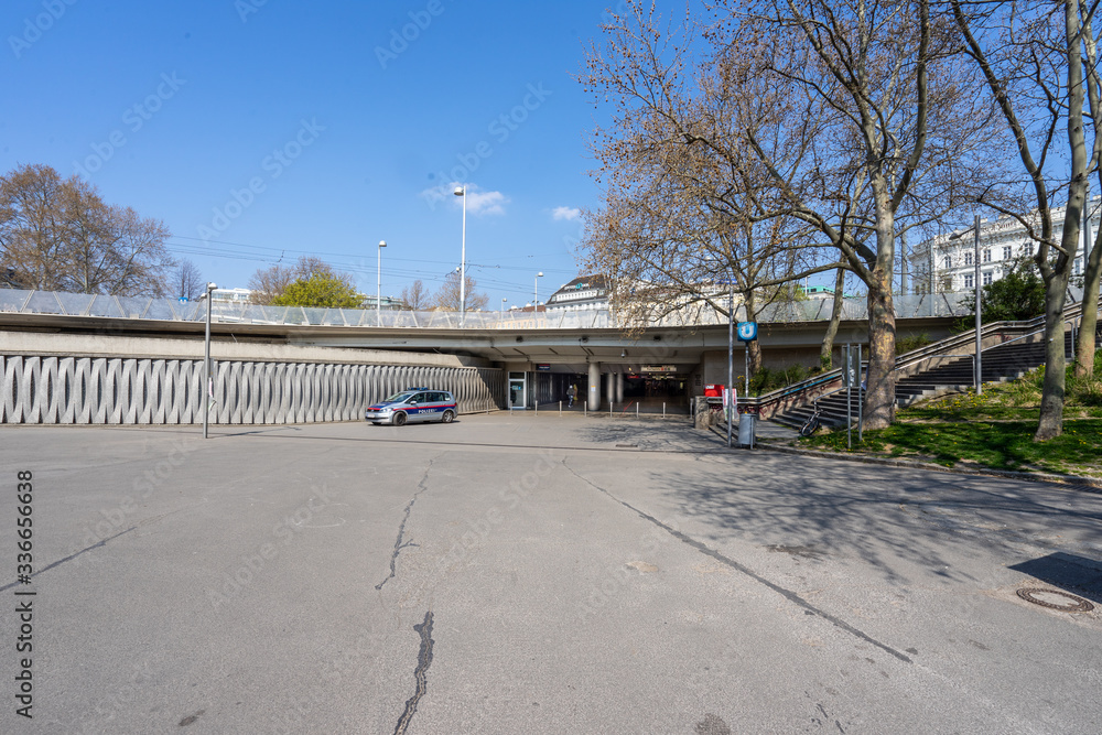 Obraz premium Karlsplatz square in Vienna, Austria