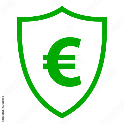 Euro und Schild