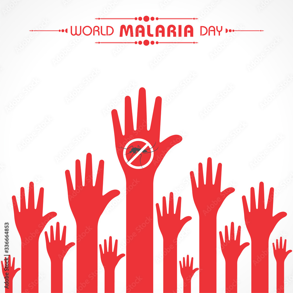 World Malaria Day Vector Illustration - 25 April, Suitable for greeting card World Malaria Day Vector Illustration - 25 April, Suitable for greeting card