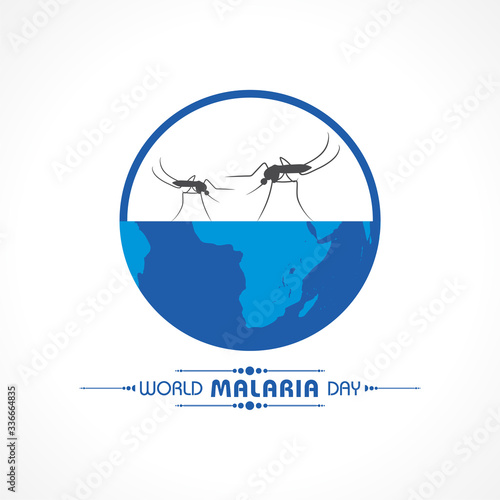 World Malaria Day Vector Illustration - 25 April, Suitable for greeting card