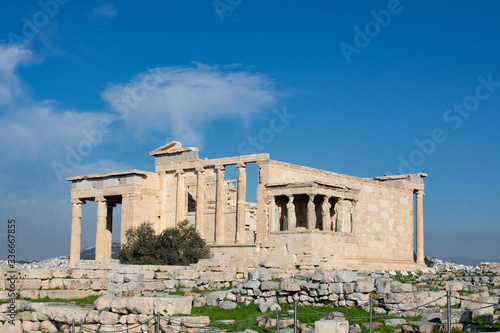 ruins of a building in the Acropolis, Greece