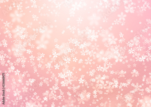 桜の春イメージ背景