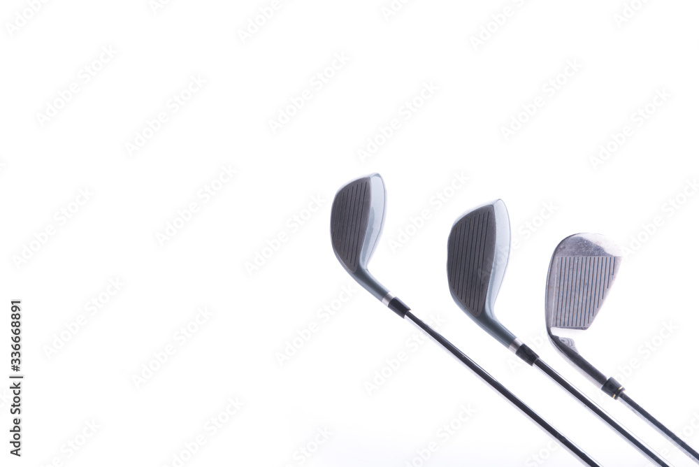 golf club isolated on white background. golf club isolated on white background.