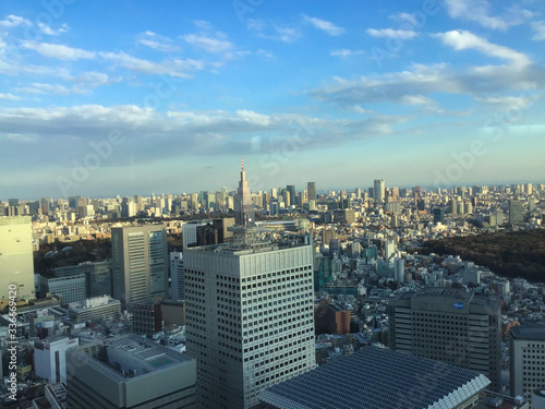 View from the observatory of the Tokyo Metropolitan Government 