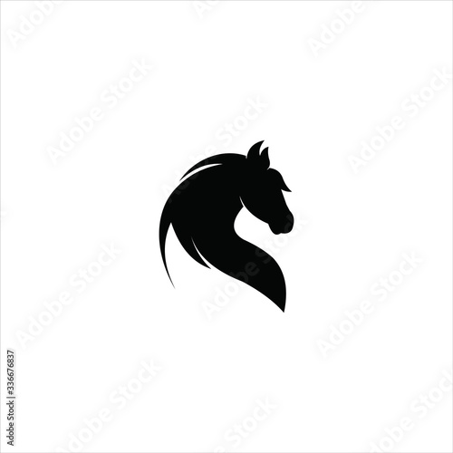 Animal horse logo vector design templateS