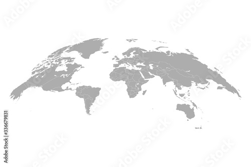 Fototapeta Naklejka Na Ścianę i Meble -  World map. 3D globe world map. Vector Illustration