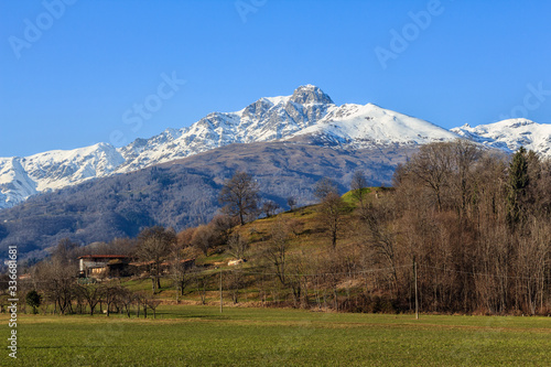 A view of Alps from Biella