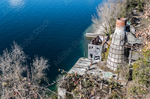 Old furnaces in Castelveccana photo