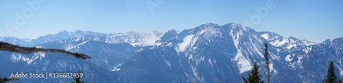 Panorama am Grat der Kirchwand