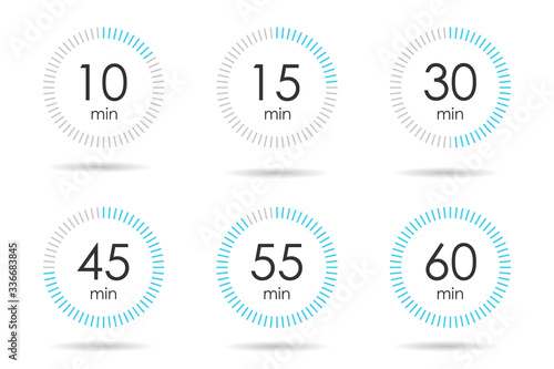 Stopwatch set. Timer.