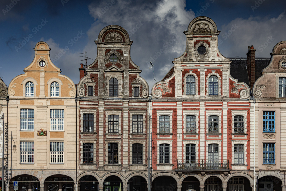The small town of Arras in the North of France The small town of Arras in the North of France