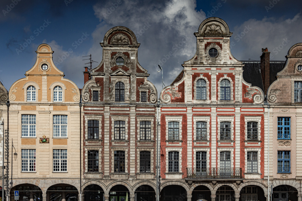 The small town of Arras in the North of France