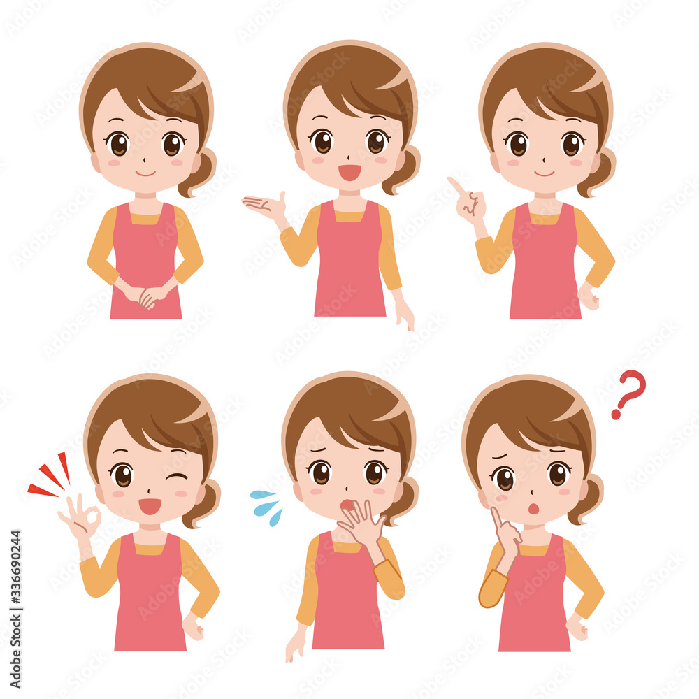 Female Poses Variations Illustrations Female Poses Variations Illustrations