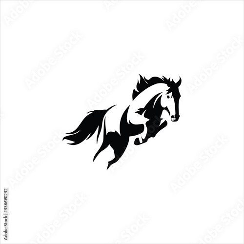 Animal horse logo vector design templates