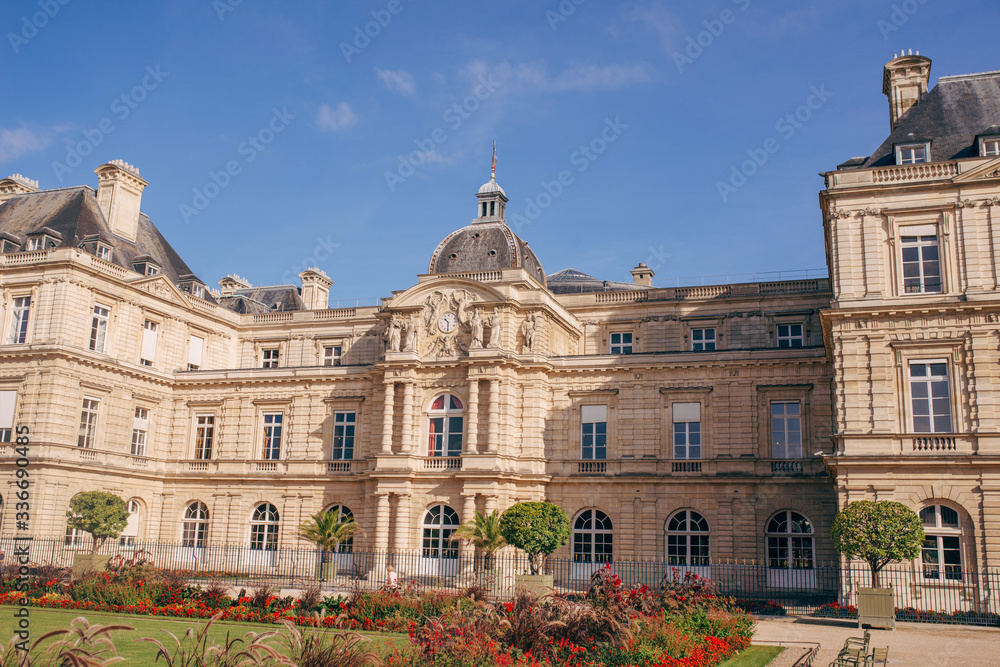 Luxembourg Palace in the Luxembourg garden, Left Bank, Latin quarter, Paris