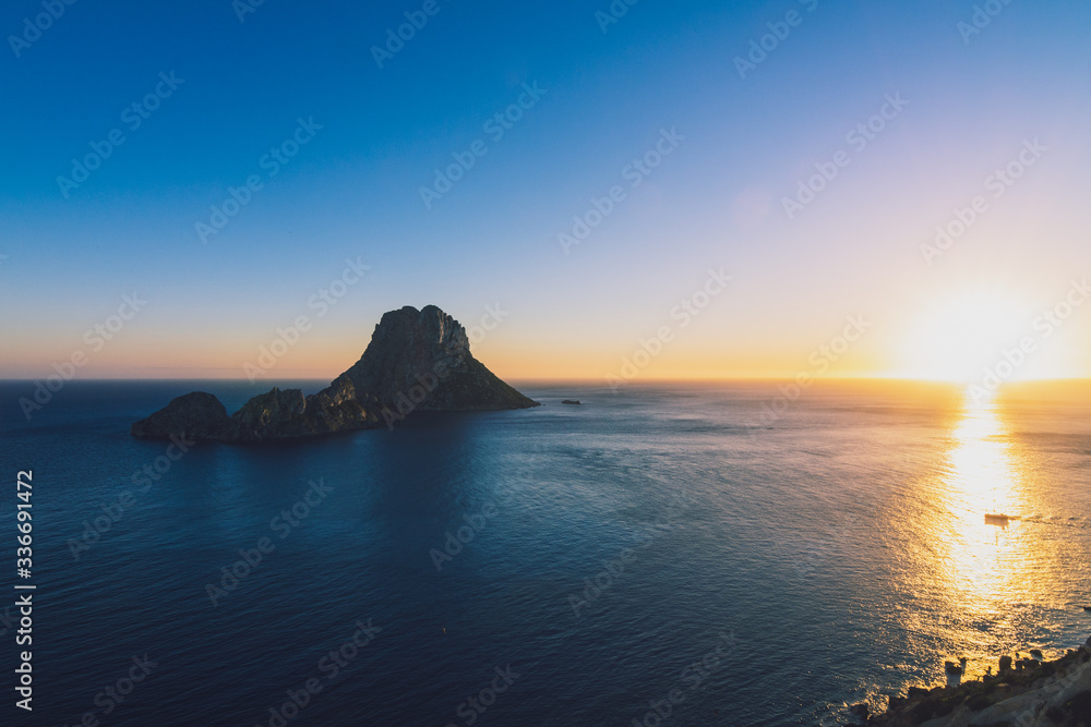 Summer sunset,
Es Vedra , Ibiza, Balearic islands, Spain, Europe
