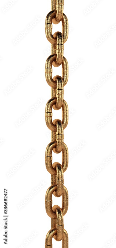 Obraz premium Steel Chain 3D Rendering Illustration