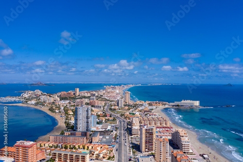 Aerial drone photo of The Sandbar of the Minor Sea, 