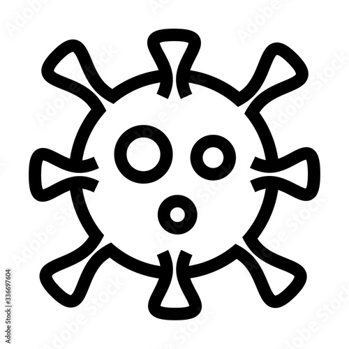 Virus Covid-19 Vector Icon Sign