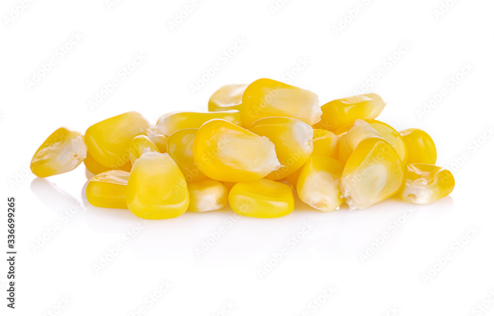 Corn isolated on white background Corn isolated on white background