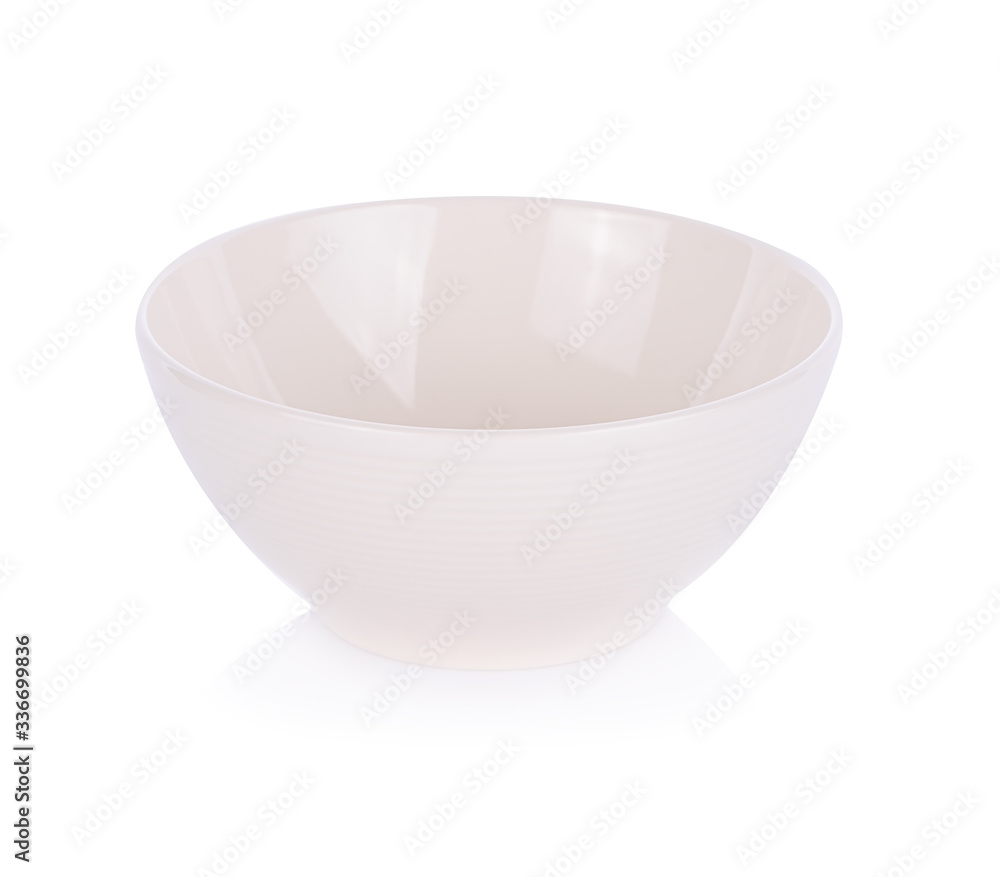 Empty ceramic bowl isolated on white background. Empty ceramic bowl isolated on white background.