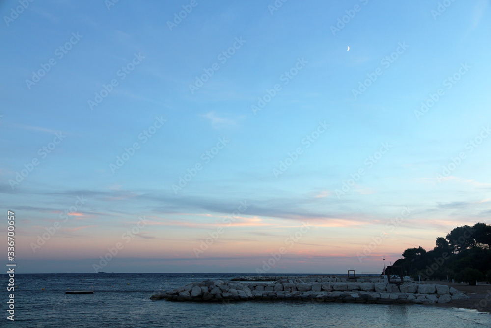 soft colors sunset sky at seaside soft colors sunset sky at seaside