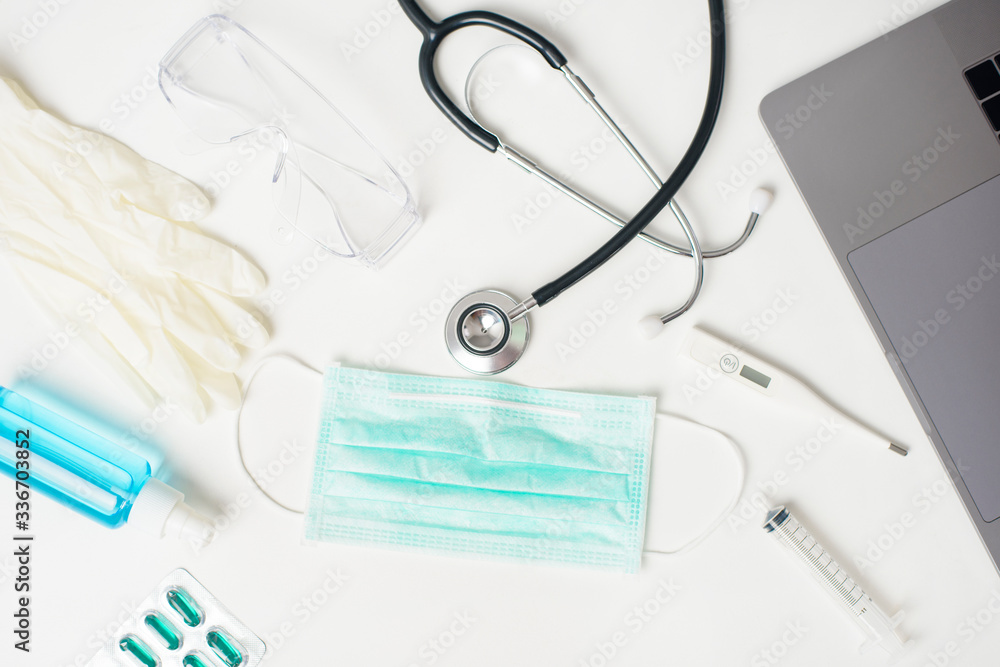 Background of medical equipment for Prevent from Covid-19 Background of medical equipment for Prevent from Covid-19