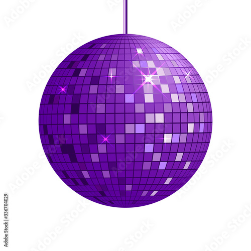 Purple Disco ball
