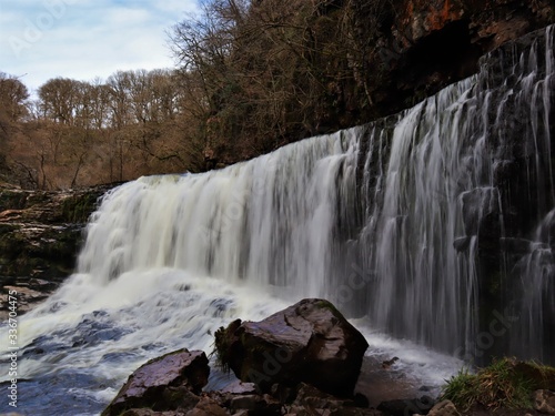 Waterfall in the forest of South Wales